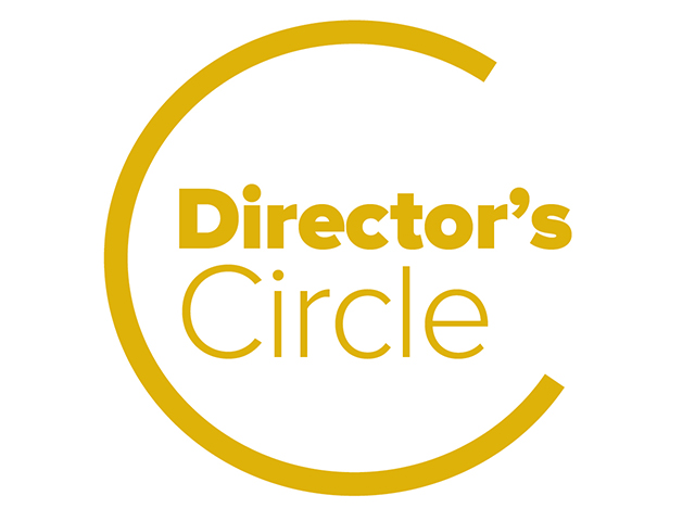 Director's Circle logo gold on white background