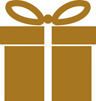 Solid gold gift box