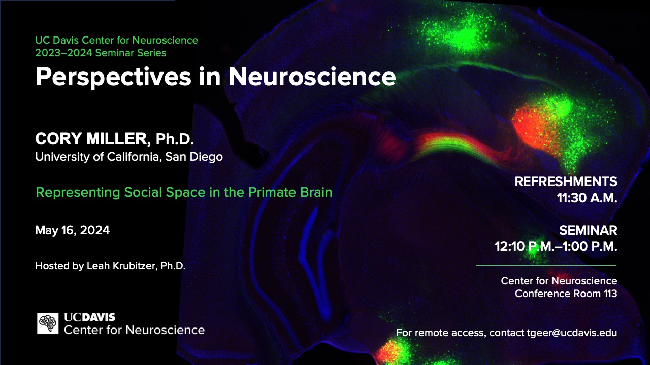 Perspectives in Neuroscience seminar flyer
