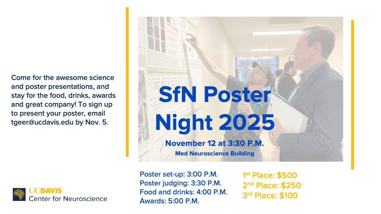 Flyer for SfN Poster Night 
